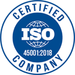 ISO 45001 2018 certification logo