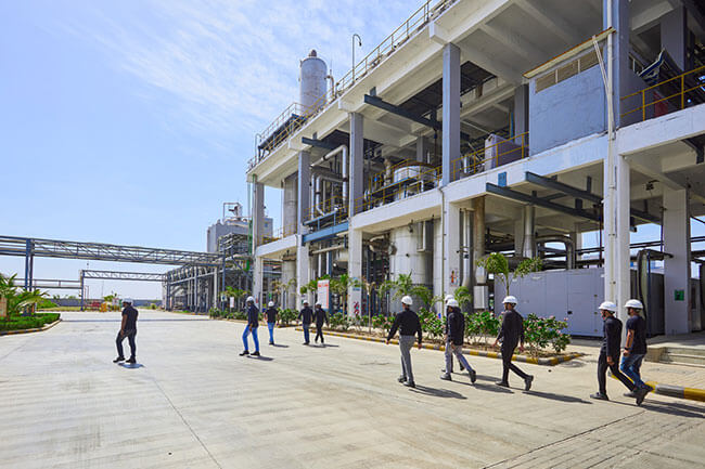 A group of coworkers in the Indias leading Supplier of formaldehyde